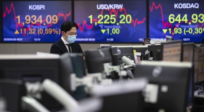 Seoul stocks up for 2nd day on hopes for economic rebound