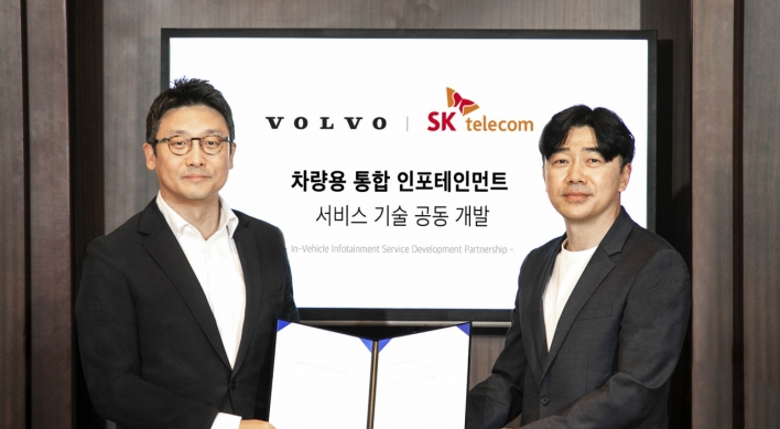 Volvo Cars Korea, SKT team up to develop infotainment system