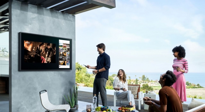 Samsung unveils first outdoor QLED 4K TV The Terrace