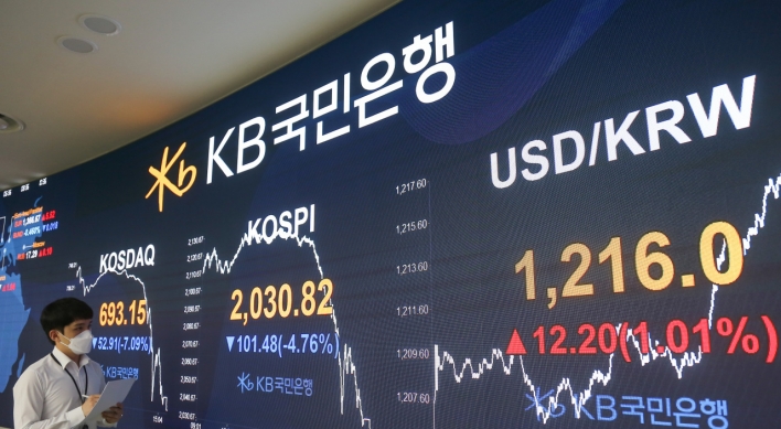 Seoul stocks sink almost 5% on another looming wave of virus outbreak