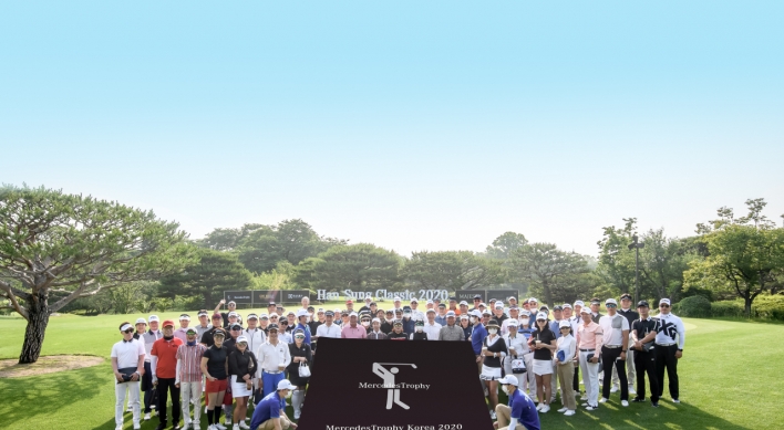 Han Sung Motor finishes golf tournament for Mercedes Trophy Korea 2020 Give ’N Golf