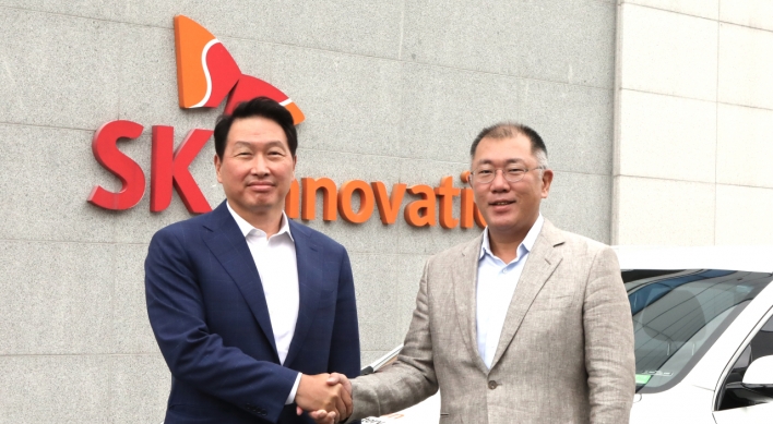 Hyundai Motor, SK chiefs vow to bolster EV biz partnership