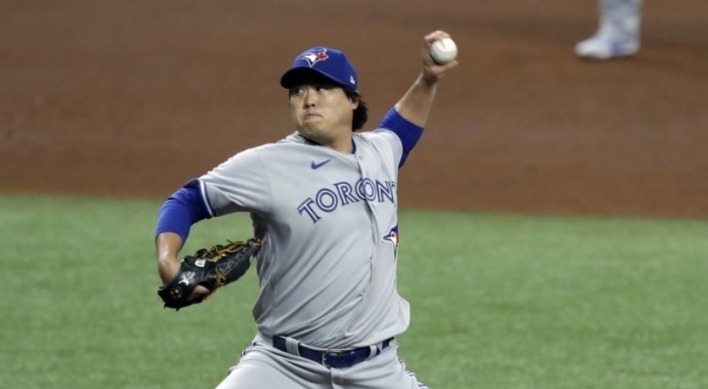 Blue Jays' Ryu Hyun-jin gets no-decision on Opening Day