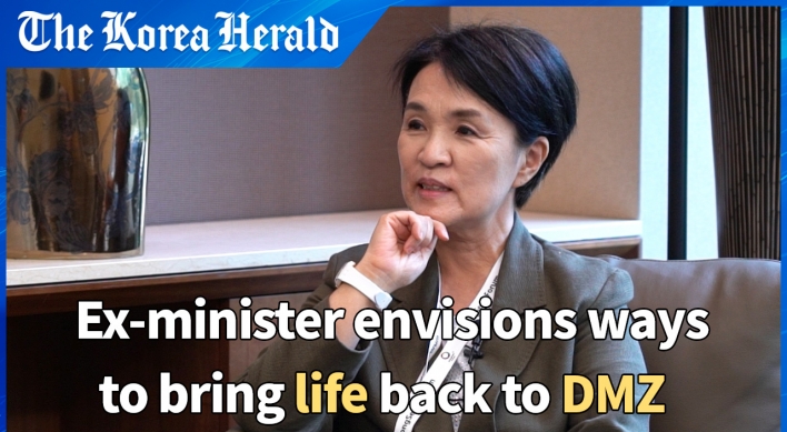 [Herald Interview] Ex-minister Kang Kum-sil envisions peace and life at DMZ