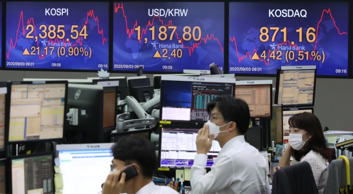 Seoul stocks open higher on US rally, vaccine hopes