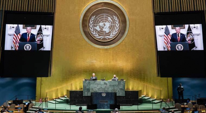 World powers clash, virus stirs anger at virtual UN meeting