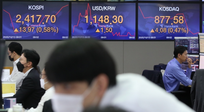 Seoul stocks open higher on soaring US stock