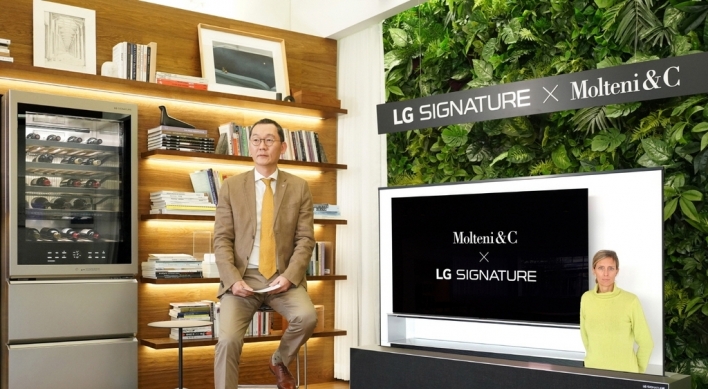LG Electronics signs partnership with Italian luxury furniture brand Molteni&C