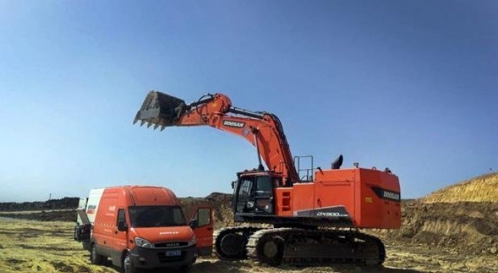 Doosan Infracore's excavator sales up 22% on-year in 2020 in China