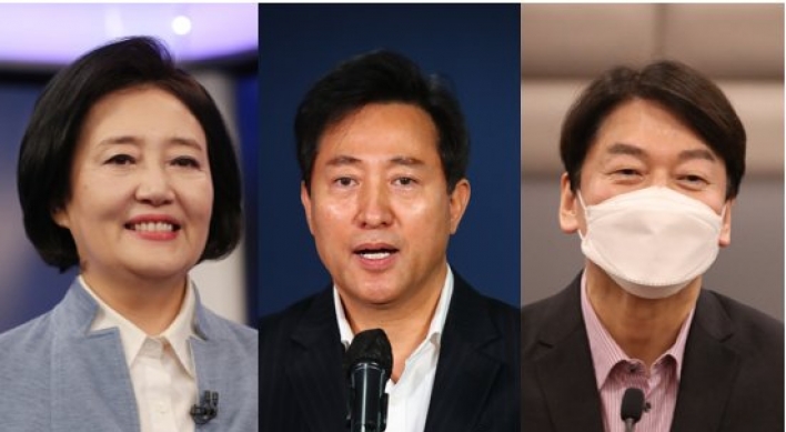 [Newsmaker] Polls show opposition only has chance if Seoul mayoral vote is two-horse race