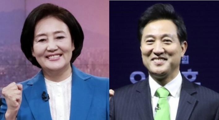 [Newsmaker] Former Seoul mayor far ahead of ruling candidate: poll