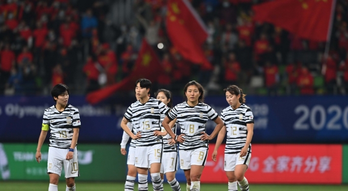 S. Korea blow lead vs. China to miss out on Olympic women's football tournament