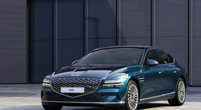Hyundai Motor Group unveils EV variant of G80 for first time at Shanghai motor show
