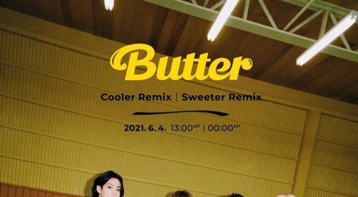 BTS to drop 'Cooler,' 'Sweeter' remix of latest single 'Butter'