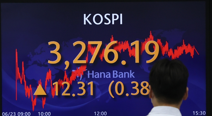 Seoul stocks up for 2nd day on Fed chief's soothing comments