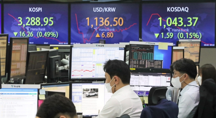 Seoul stocks open lower amid growing virus woes