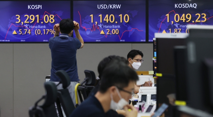 Seoul stocks open higher on easing tapering woes
