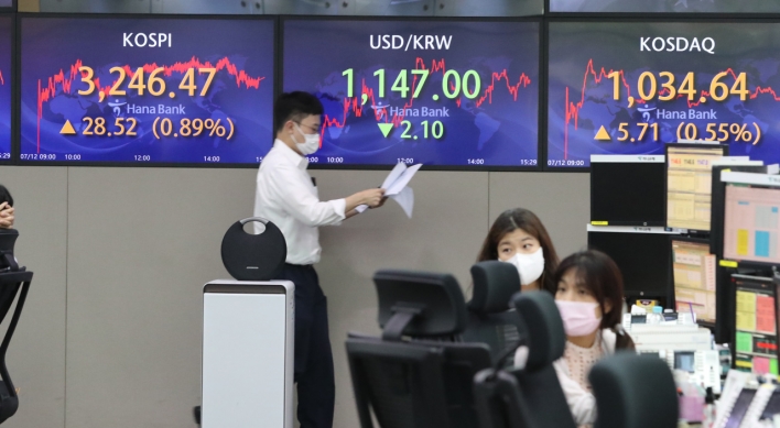 Seoul stocks snap 3-day losing streak on bargain hunting, recovery hopes
