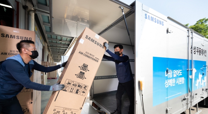 Samsung sees sales of air conditioners double amid heatwave