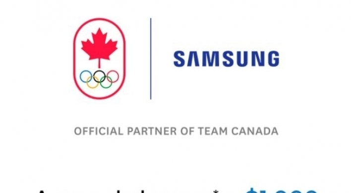 [Tokyo Olympics] Samsung to donate $1,000 per medal won by Team Canada in Tokyo Olympics