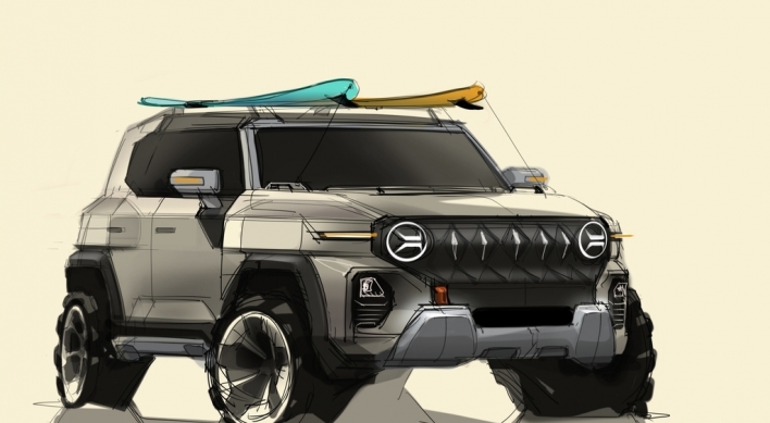SsangYong unveils design sketch of new SUV