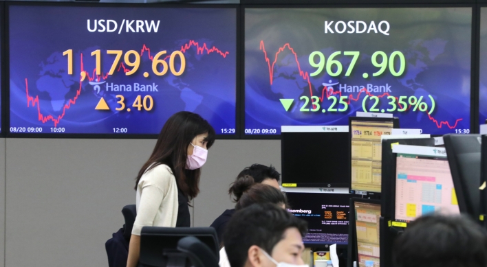Seoul stocks slump more than 1% in US tapering worries