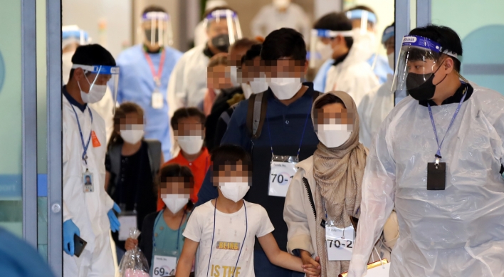 Remaining 13 Afghan evacuees arrive in South Korea