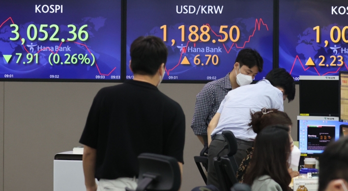 Seoul stocks slump as investors take profit amid earnings peak-out worries