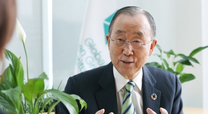 Ex-UN chief Ban Ki-moon re-elected as GGGI chair