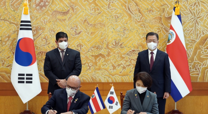 S. Korea, Costa Rica vow to boost trade, investment during ministerial talks