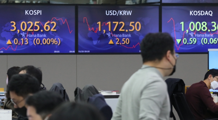 Seoul stocks extend winning streak to 7th session on eased omicron concerns