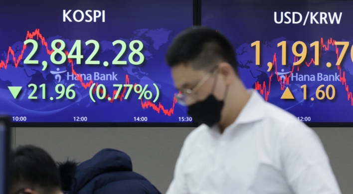 Seoul stocks open lower on Wall Street fall