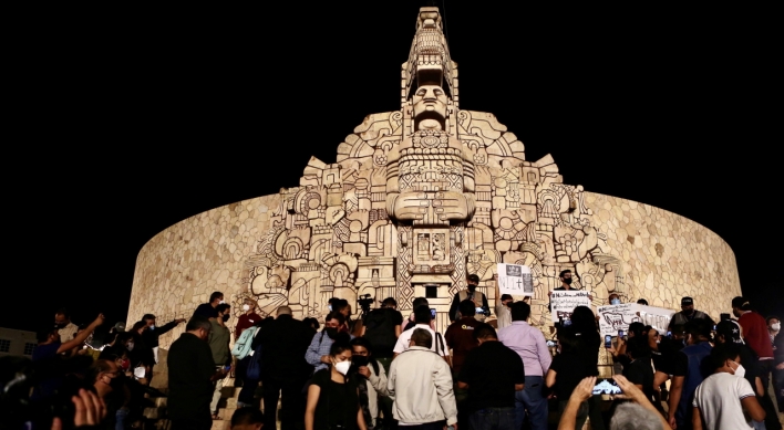[Photo News] Mexican journalists protest to reject violence against the union