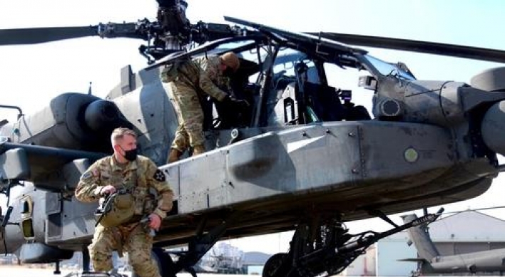 US says deployment of latest Apache helicopters to S. Korea complete