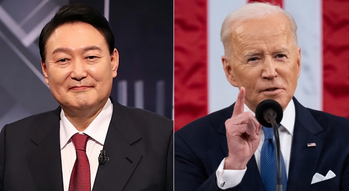 Biden congratulates Yoon, reaffirms commitment to jointly address N. Korean threat