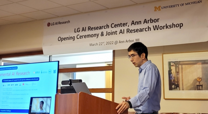 LG opens AI research base in US
