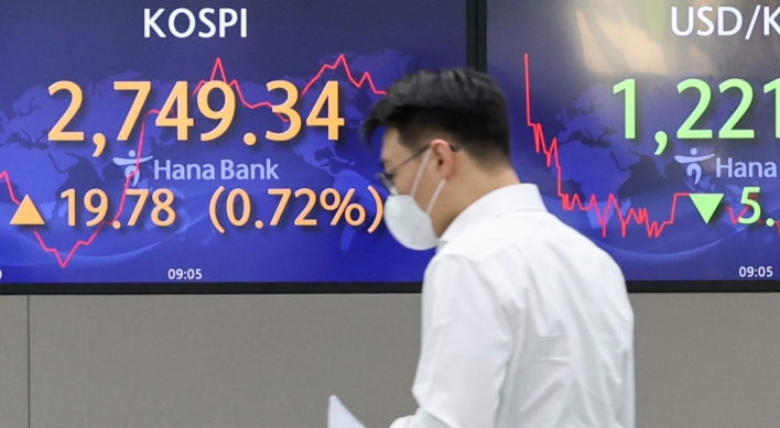 Seoul stocks up for 3rd day amid Ukraine crisis
