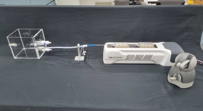 Korean researchers develop robotic catheter