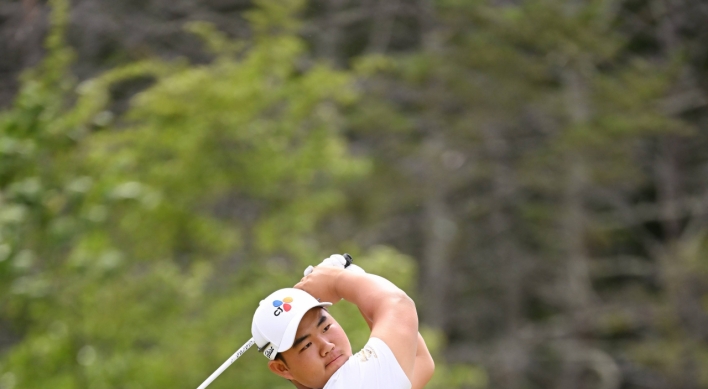 Teenage golfer finishes as top S. Korean at US Open