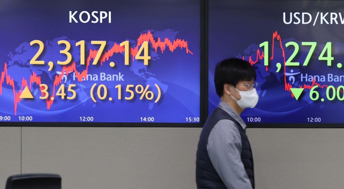Seoul stocks close slightly higher on institutional buying