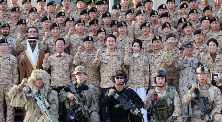 Yoon calls UAE ‘brother country’ during visit to Korean troops