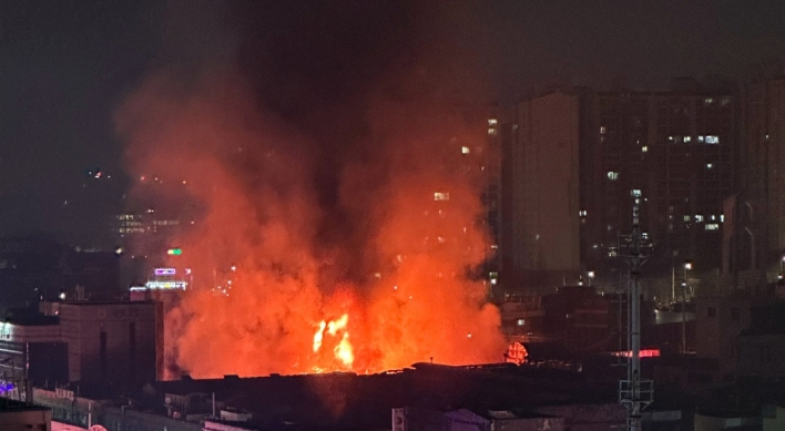 Incheon market fire set by arsonist with 24 priors