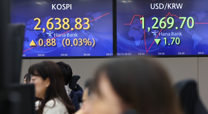 Seoul shares open tad lower ahead of Fed's rate decision