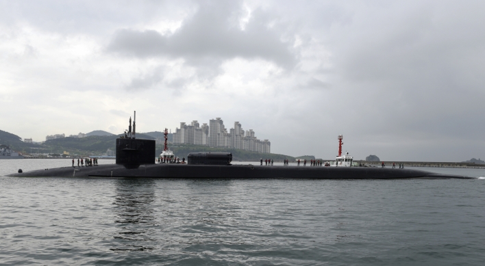 US nuclear-powered submarine enters S. Korean port