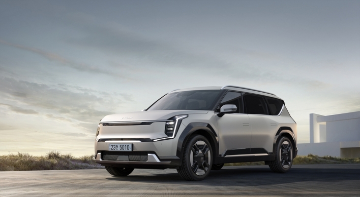 Kia to launch all-electric EV9 SUV in S. Korea this week