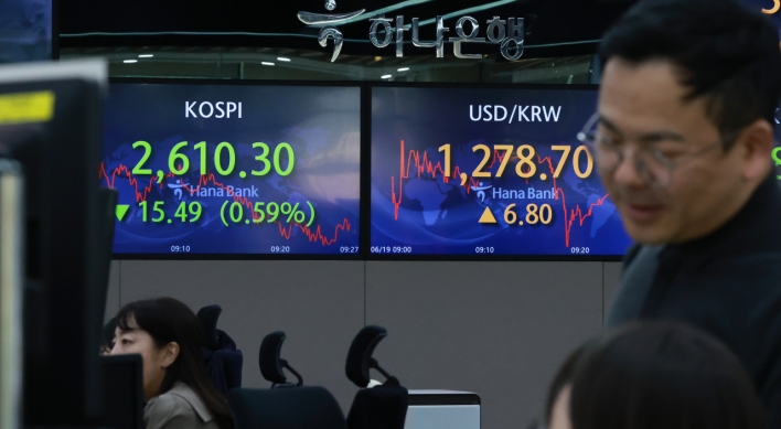 Seoul shares close down on Fed's hawkish rate outlook; Korean won dips