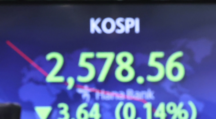 Seoul shares open nearly flat amid eased recession woes
