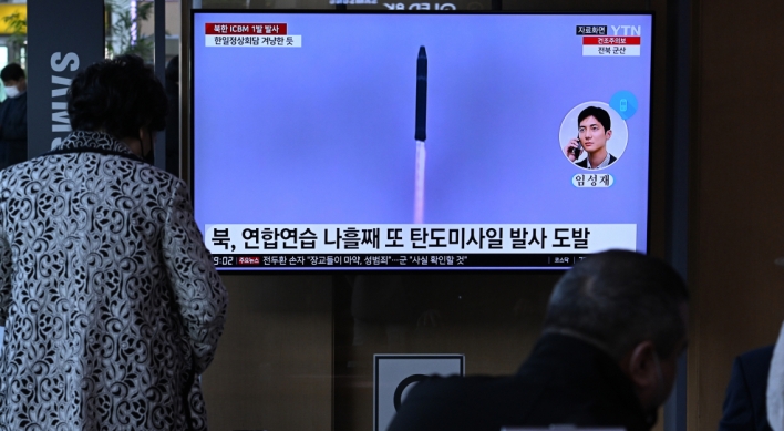 N. Korea fires ICBM ahead of Yoon-Kishida summit at NATO