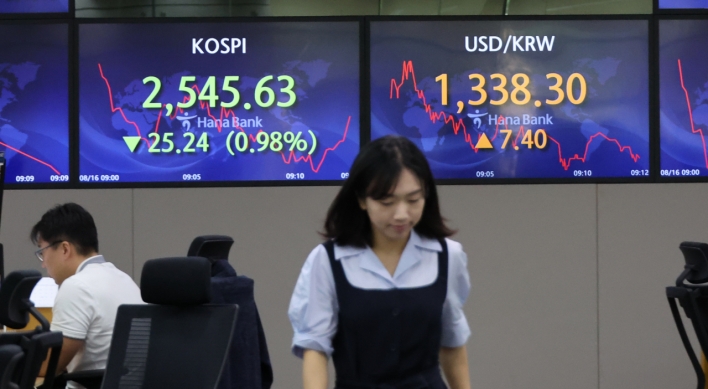 Seoul shares open lower on woes over Fed's rate hike, Chinese economy