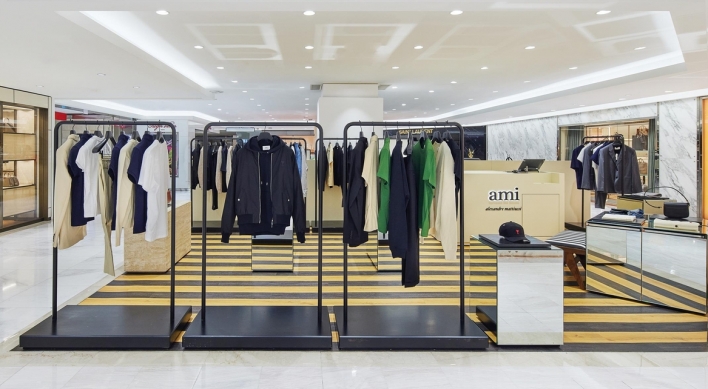 French designer brand ami opens 1st duty-free shop in S. Korea